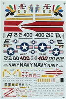 Super Scale 48-0186 - CVW-6, USS Independence: A-7E Corsair II & F-14A Tomcat