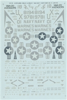 Super Scale 48-0192 - A-4M / TA-4 Skyhawks USN / USMC Lo Viz