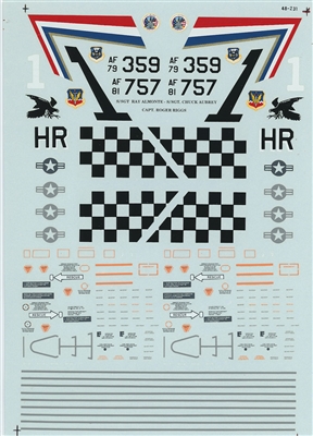 Super Scale 48-0231 - F-16A Falcons (1/48 scale)