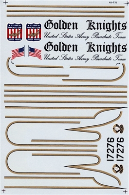 Super Scale 48-0235 - C-47: "Golden Knights" (U.S. Army Parachute Team)