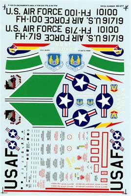 Super Scale 48-0277 - F-105 D's Sacramento AMA