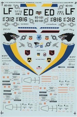 Super Scale 48-0299 - F-16A / B