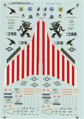 Super Scale 48-0318 - F-16C 86th TFW: 512 & 526 FIS