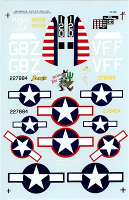 Super Scale 48-0368 - P-47C/D Razorbacks