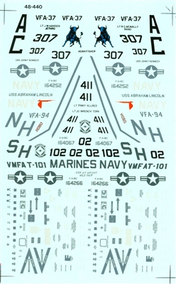 Super Scale 48-0440 - F/A-18C Hornets