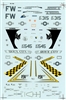 Super Scale 48-0448 - F-16C and F-16B (ADF) Falcons