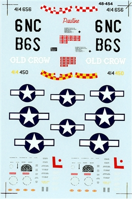 Super Scale 48-0454 - P-51 D Mustang Aces (Anderson, Thury)