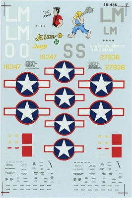 Super Scale 48-0456 - P-47D Razorback 56th FG Aces