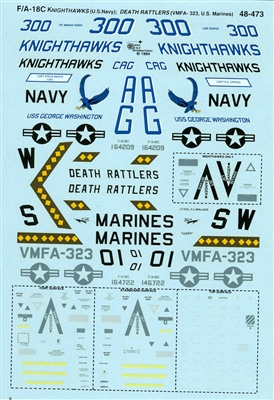 Super Scale 48-0473 - F/A-18 Hornets