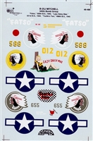 Super Scale 48-0489 - B-25J Mitchell ("Fatso", "Lazy Daisy Mae", "Toofie's Taxi")