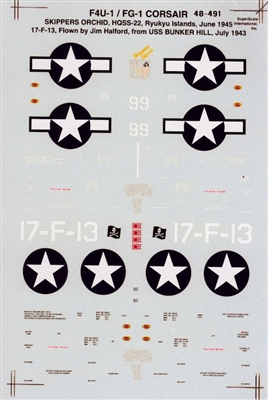 Super Scale 48-0491 - F4U-1 / FG-1D Corsair