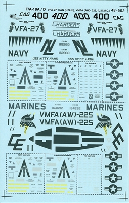 Super Scale 48-0502 - F/A-18A / D Hornet