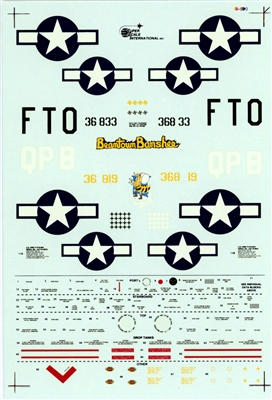 Super Scale 48-0590 - P-51B Mustang Aces