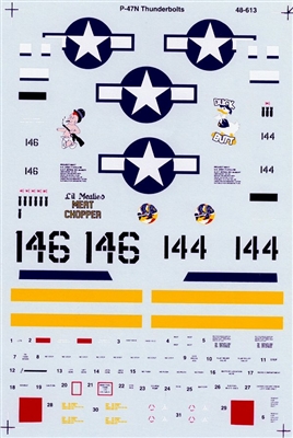 Super Scale 48-0613 - P-47N Thunderbolts