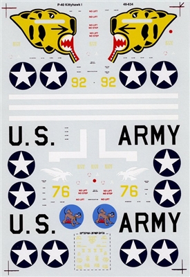 Super Scale 48-0634 - P-40E Kittyhawks