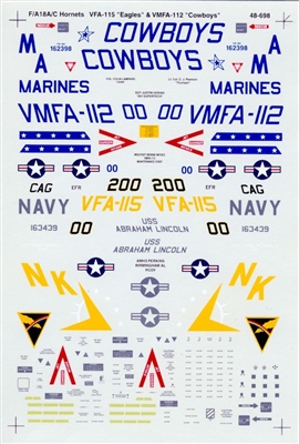 Super Scale 48-0698 - F/A-18A/C Hornets