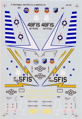 Super Scale 48-0753 - F-15A Eagles