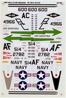 Super Scale 48-0756 - USN A4D-2 (A4B) Skyhawks