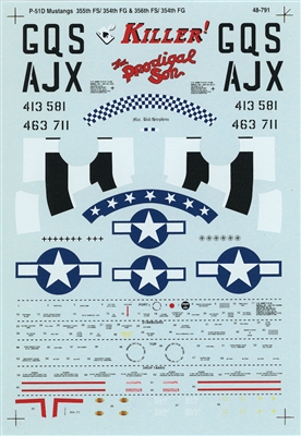 Super Scale 48-0791 - North American P-51D