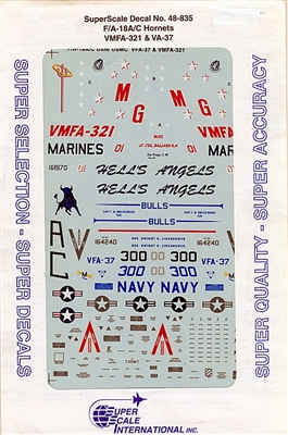 Super Scale 48-0835 - F/A-18A/C Hornets