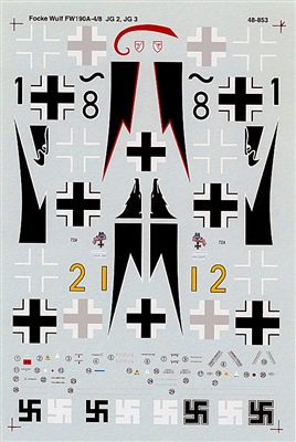 Super Scale 48-0853 - Focke Wulf Fw 190A3-4