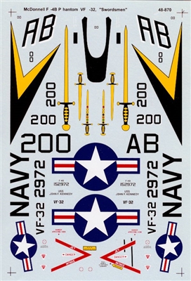 Super Scale 48-0870 - McDonnell F-4B Phantom