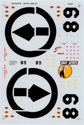 Super Scale 48-0935 - Boeing B-29 Superfortress "The Great Artiste"