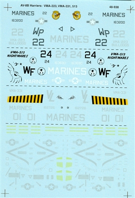 Super Scale 48-0938 - AV-8B Harriers
