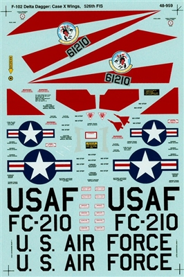 Super Scale 48-0959 - Convair F-102 Delta Dagger