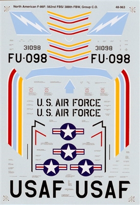 Super Scale 48-0963 - North American F-86F Sabre