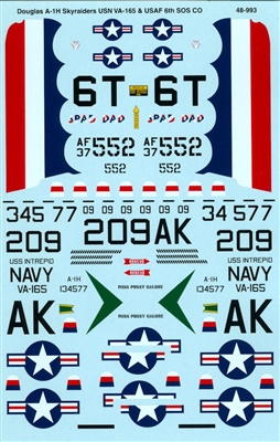 Super Scale 48-993 - Douglas A-1 Skyraiders