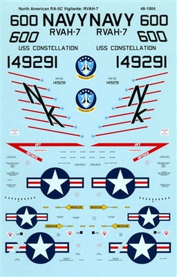 Super Scale 48-1004 - North American RA-5C Vigilante (RVAH-7)