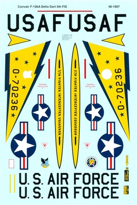 Super Scale 48-1007 - Convair F-106A Delta Dart