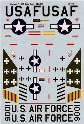 Super Scale 48-1119 - Convair F-106A Delta Dart