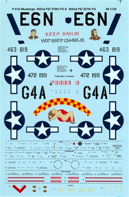 Super Scale 48-1128 - P-51D Mustangs 8th AF