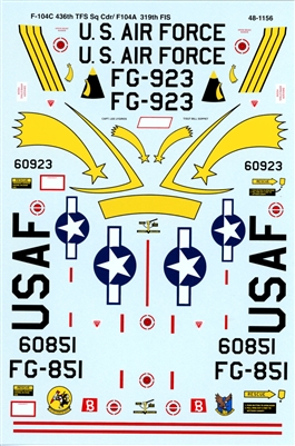 Super Scale 48-1156 - F-104A/C Starfighter