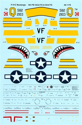 Super Scale 48-1178 - P-51C(B) Mustangs