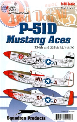 Super Scale 48-1221 - P-51D Mustang Aces