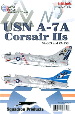 Super Scale 48-1234 - USN A-7A Corsair IIs