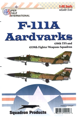 Super Scale MS481240 - F-111A Aardvarks