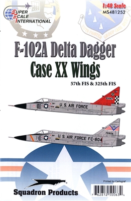 Super Scale MS481252 - F-102A Delta Dagger Case XX Wings
