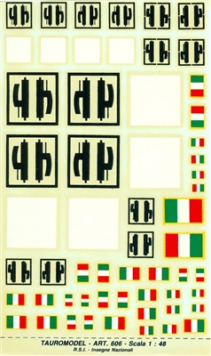 Tauromodel 48-606 - WWII Italian Markings