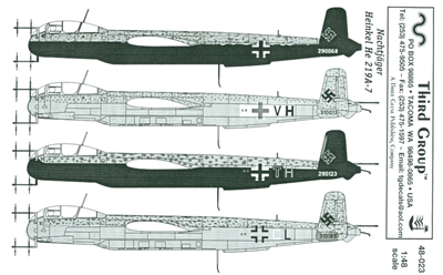 Third Group 48-023 - Nachtjager Heinkel He 219A-7