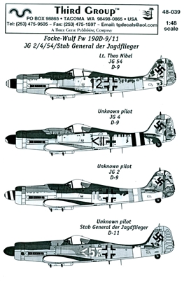 Third Group 48-039 - Focke-Wulf Fw 190D-9/11