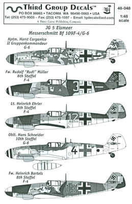 Third Group 48-048 - Messerschmitt Bf 109F-4/G-6