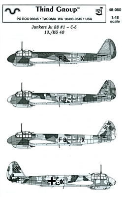 Third Group 48-050 - Junkers Ju 88 #1 - C-6 (13./KG 40)