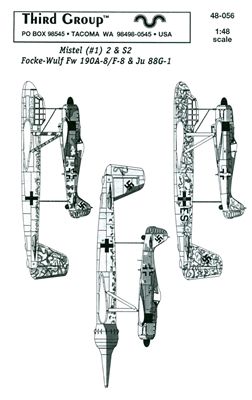 Third Group 48-056 - Focke-Wulf Fw 190A-8/F-8 & Ju 88G-1