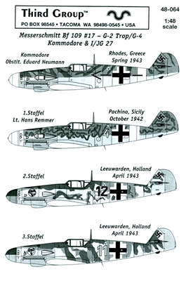 Third Group 48-064 - Messerschmitt Bf 109 #17