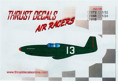 Thrust Decals 048 - Air Racers - 1947 Bendix Race