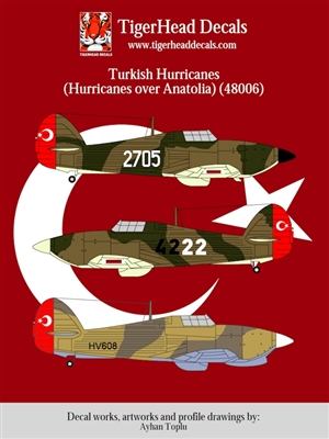 TigerHead Decals 48006 - Turkish Hurricanes (Hurricanes over Anatolia)